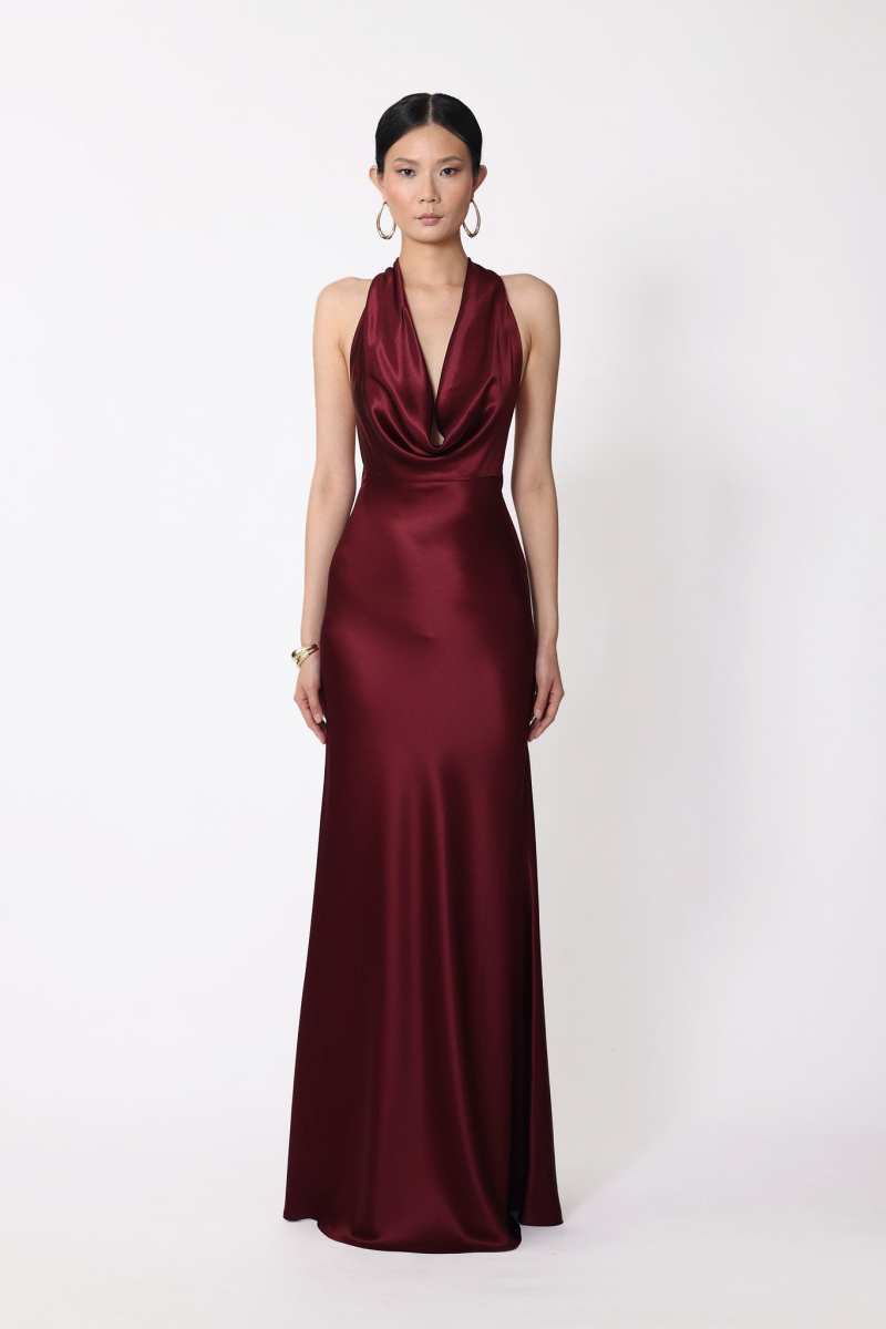 Pearl Satin Gown